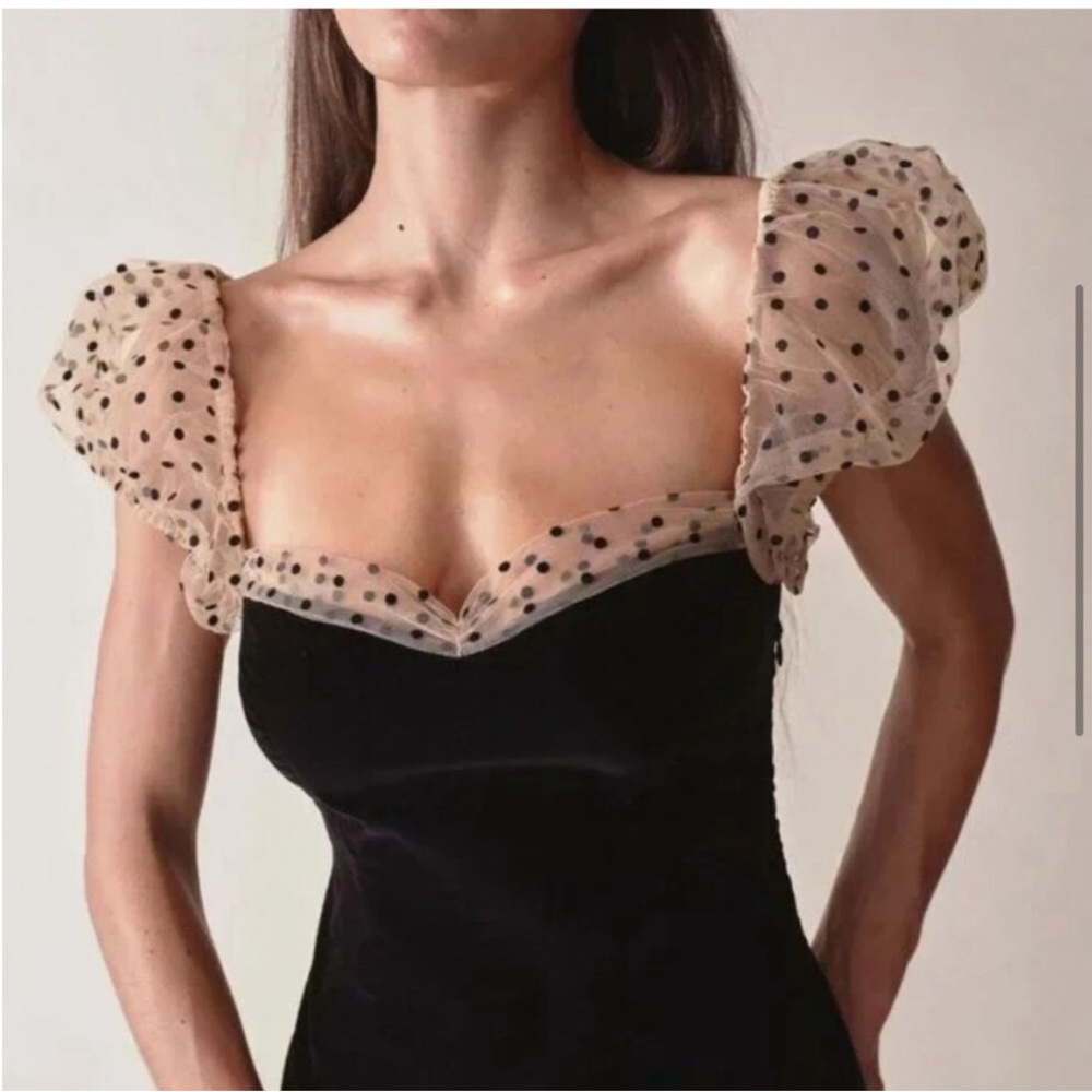 NWT Black Velvet dress